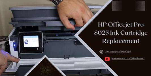 HP Officejet Pro 8025 Ink Cartridge Replacement